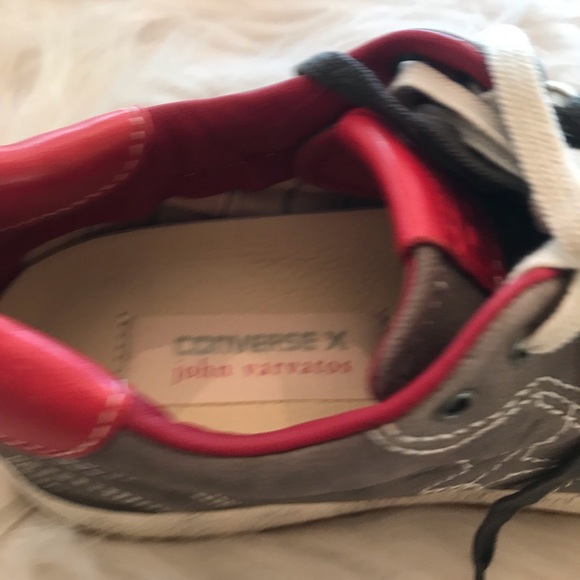 Converse X John Varvatos Unisex Leather Sneakers - Mens 8 Womens 9.5 - Picture 7 of 7